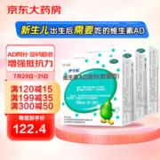 伊可新 维生素AD滴剂（胶囊型）0-1岁 30粒*3盒