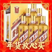 MOUTAI 茅台 金王子酒 53%vol 酱香型白酒 500ml*6瓶 整箱装