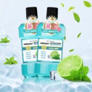 mikibobo 米奇啵啵 清洁便携漱口水 250ml*2瓶 柠檬味