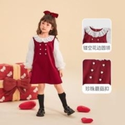JELLYBABY 连衣裙 公主裙 红色 90CM