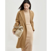 SENTUBILA 尚都比拉 100%绵羊毛 女士中长款双面呢外套大衣