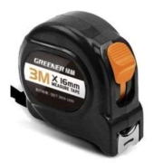 GREENER 绿林 加厚自锁钢卷尺 常规款 3m*16mm