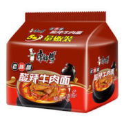 康师傅 颐和仙境 老陈醋 酸辣牛肉面 111g*5包