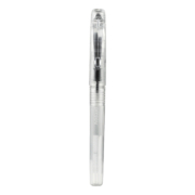 白金（PLATINUM）钢笔PSQC-400学生用灌墨全透明笔杆钢笔 细字F尖