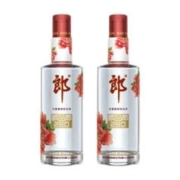 郎酒 顺品郎 红款兼香型 光瓶白酒 45度 280mL 2瓶