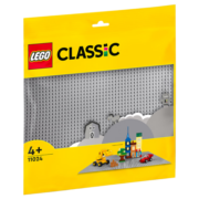 乐高（LEGO）积木拼装 11024 灰色底板 4岁+男孩女孩儿童玩具新年礼物