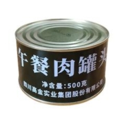 京东试用、需首购、plus会员: 金食品 军标午餐肉罐头 500g