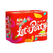 天地壹号 官方铂金版苹果醋饮料270ml罐装低糖0脂肪整箱罐装 欢乐装270ml*6罐