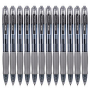deli 得力 S08 按动中性笔 黑色 0.5mm 12支装