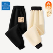 JEANSWEST 真维斯 儿童加绒卫裤 两条