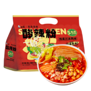 PLUS会员：白象 酸辣粉 粉丝+调料97g*5袋