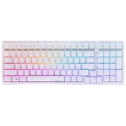 ROYAL KLUDGE RK98 100键 有线键盘 白色 K黄轴 RGB