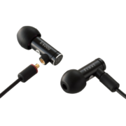 FINAL  E4000 动圈入耳式耳机 耳塞 动圈耳机 HIFI耳机 可换线 铝合金外壳 黑色