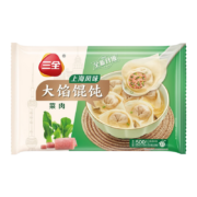 三全大馅馄 小馄饨 小云吞 内含高汤料 上海风味菜肉馄饨 40只500g*6件