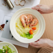 88VIP会员：竹木本记 斗笠碗大汤碗面碗饭碗螺蛳粉碗陶瓷餐具单个装色泥8英寸