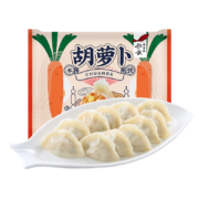 PLUS会员：船歌鱼水饺 胡萝卜鸡蛋素水饺240g/袋