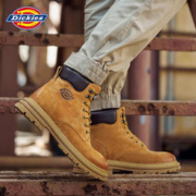 Dickies 帝客 男士马丁靴高帮时尚男靴工装靴靴男 土黄 男款-42