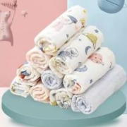 Goodbaby 好孩子 新生婴儿毛巾  5条装