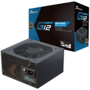 海韵SEASONIC 游戏电源G12 GM850电源850W 金牌半模 双路CPU供电 3条PCIe 14cm小身形 智能温控