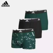 adidas 阿迪达斯 男士弹力棉质三角/平角内裤3条装 多款