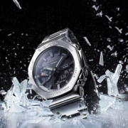 卡西欧（CASIO）手表G-SHOCK王鹤棣同款太阳能蓝牙金属农家橡树运动男表 GM-B2100D-1A