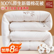 南极人 100%新疆棉花被子 双人冬季被芯8斤200*230cm一鹿有你