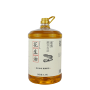 牟农 食用油  古法炒香花生油6.18L 物理压榨 压榨一级 烟台恒邦出品