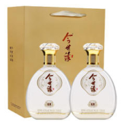 88VIP会员：今世缘 礼赞42度白酒礼袋装500ml*2瓶商务宴会送礼酒水纯粮酿造