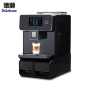德颐（DEYI）DE-760 智能意式自动咖啡机/自动上水双彩屏一键花式咖啡/商用办公室自动奶泡 桶装水上水方式