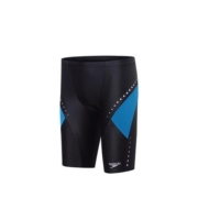 Speedo/速比涛汪顺同款电气矩阵黑标3.0肌理感专业及膝泳裤男
