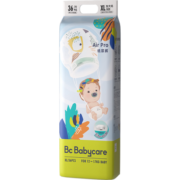 bc babycare纸尿裤Air pro弱酸超薄透气婴儿拉拉裤男女宝宝专用尿不湿  纸尿裤-XL码32片/包