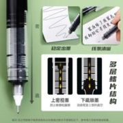 节行 黑色中性笔*3支