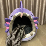 DOTA2 刀塔大鱼人小型宠物窝猫窝 睡觉用猫屋猫床