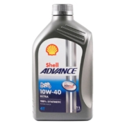 壳牌（Shell）10W-40 四冲程摩托车机油 1L *6件