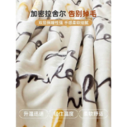 雅鹿 拉舍尔毛毯被子冬季加绒毯子 150*200cm