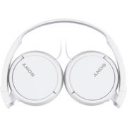 索尼（SONY） MDR-ZX110AP 耳机头戴式重低音手机电脑游戏有线耳机学生上网课学习办公耳麦 白色