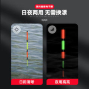 武汉天元 浪尖极夜纳米浮漂日夜两用电子漂高灵敏醒目夜光漂鱼漂