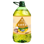 井江冷榨一级亚麻籽油内蒙古原料胡麻油高亚麻酸孕妇儿童热炒油食用油 亚麻籽油5L