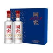 国窖1573 生肖礼盒 过年送礼长辈 双瓶装 浓香型白酒 38%vol