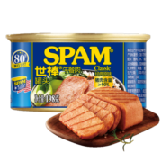 世棒（SPAM）单片午餐肉火腿罐头手抓饼火锅烧烤麻辣烫烤肉麻辣香锅早餐食材 经典原味60g*6
