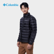 Columbia哥伦比亚户外男子金点热能热压大鹅绒700蓬羽绒服WE8287 010石墨黑 XXL(190/104A)