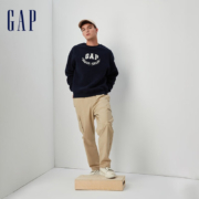 京东百亿补贴：Gap 仿羊羔绒宽松廓形卫衣762596休闲上衣 海军蓝