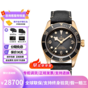 帝舵（TUDOR）瑞士手表男青铜碧湾系列自动机械男表送男友生日 M79250BA-0001