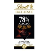 【含税直邮】Lindt 瑞士莲 纯可可脂黑巧克力78% 10包