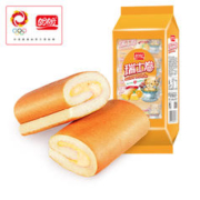 盼盼 瑞士卷草莓味夹心面包糕点休闲零食点心早餐代餐独立包装整箱 瑞士卷（香橙味 160g
