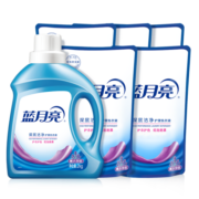 蓝月亮 洗衣液机洗手洗套装薰衣草香  14斤（2kg瓶+1kg袋*5）