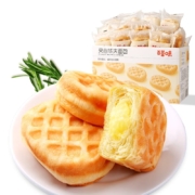 百草味 夹心华夫面包800g/箱*8件