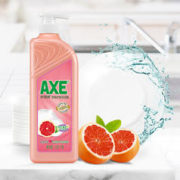 限移动端：AXE 斧头 牌洗洁精AXE洗涤灵厨房洗碗液果蔬餐具清洗剂3瓶 西柚1泵2补