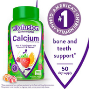 Vitafusion 小熊糖 成人钙+维生素D水果味软糖100粒