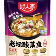 再降价、有券的上：好人家 老坛酸菜鱼调料 一料多用调料220g*4件